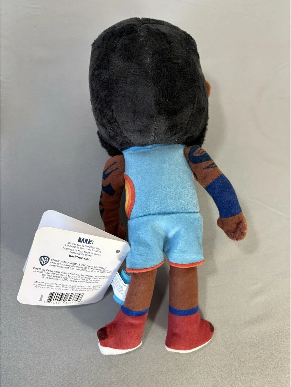 BARK Space Jam A New Legacy LeBron James Tune Squad Plush Dog Toy M-L NWT